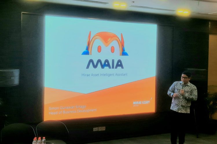 Simon Gunawan Sinaga, Head of Business Development Mirae Asset perkenalkan lima strategi baru pada fitur MAIA (suaranusantara.com)