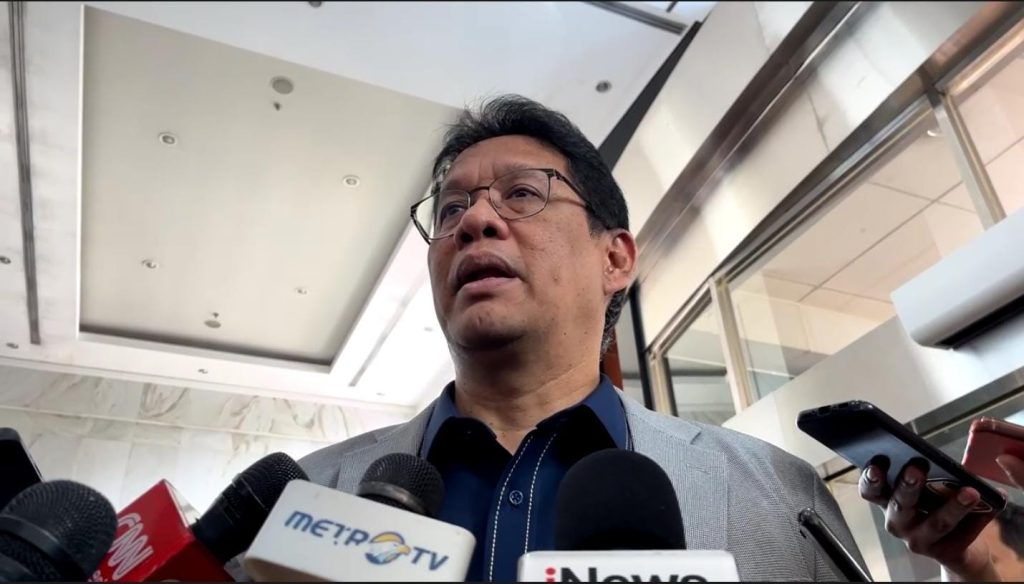 Menkeu Purbaya Yudhi Sadewa sampaikan pesan penting di peringatan Hari Guru 2025 Menkeu Purbaya
