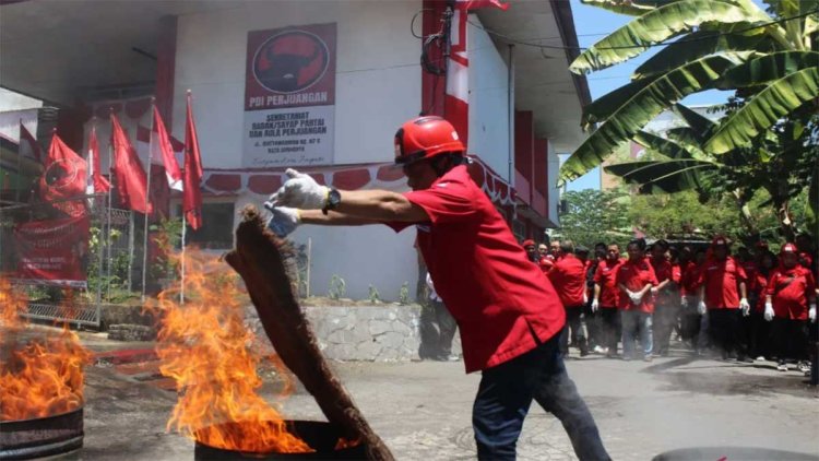 DPC PDIP Kota Surabaya gelar pelatihan penanggulangan kebakaran (Dok DPD PDIP Jawa Timur)