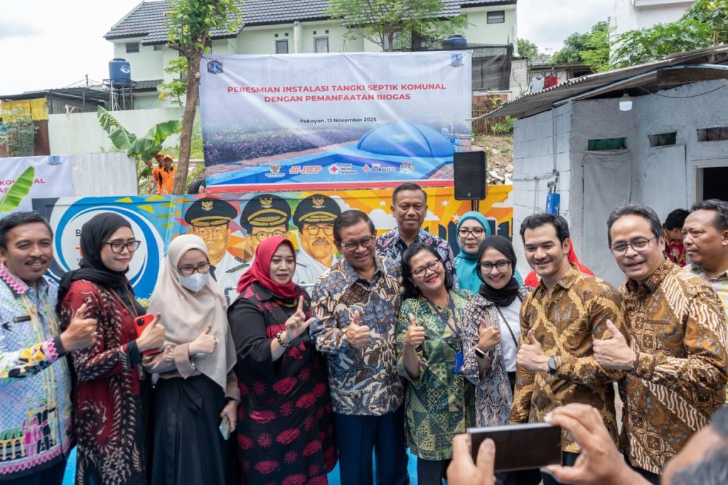 Momen peresmian Instalasi Biodigester Komunal di Pekayon, Jakarta Timur (Dok Istimewa)