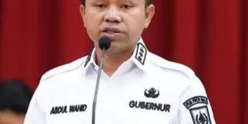 Abdul Wahid selaku Gubernur Riau. Sebelumnya KPK pernah menangkap tiga gubernur Riau yang terjerat kasus korupsi (instagram @padang_tv)