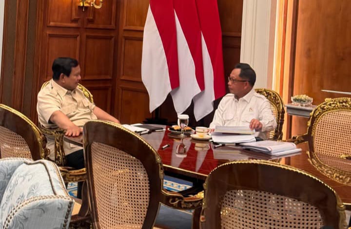 Mendagri Tito Karnavian dipanggil Presiden RI Prabowo Subianto pada Senin 24 November 2025 (instagram @sekretariat.kabinet)
