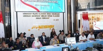 Kapolda Metro Jaya Irjen Asep Edi Suheri saat gelar konferensi pers terkait ABH pelaku ledakan SMAN 72 Jakarta (instagram @polrestrojakut)