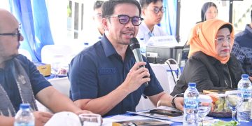 Marinus Gea saat kunjungan di Lapas kelas IIB Pariaman