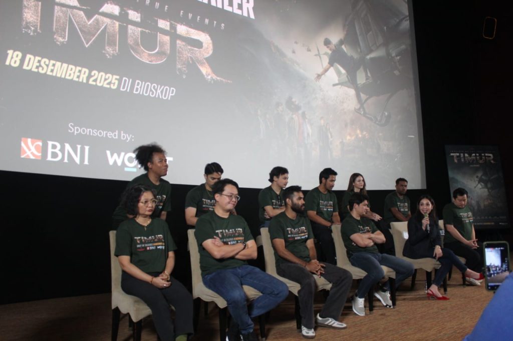 Official trailer dan poster film "Timur" resmi dirilis dalam press conference di Jakarta, 6 November 2025 (suaranusantara.com)