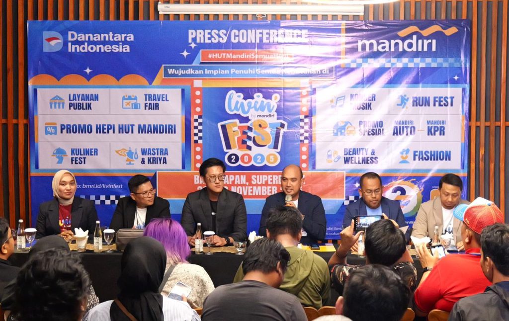 Bank Mandiri Gelar Livin’ Fest 2025 di Balikpapan