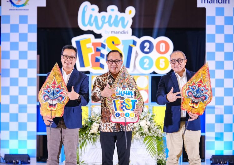 Bank Mandiri Resmi Buka Livin’ Fest 2025 di Dome Universitas Diponegoro