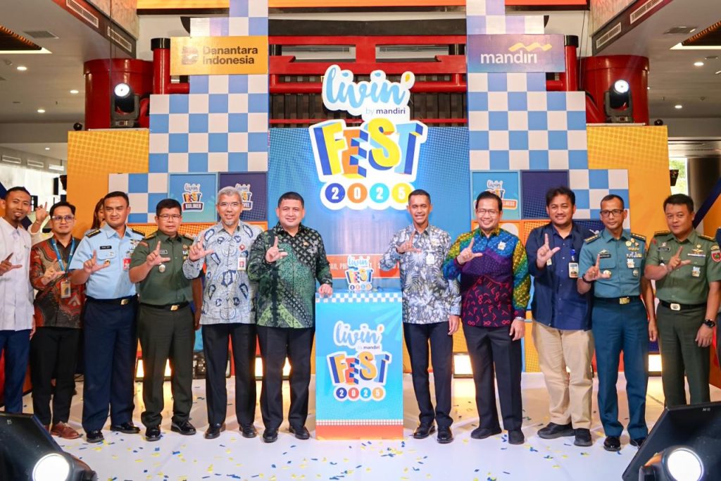 Bank Mandiri Resmi Buka Livin’ Fest 2025 di Makassar, Sinergikan UMKM dan Industri Kreatif