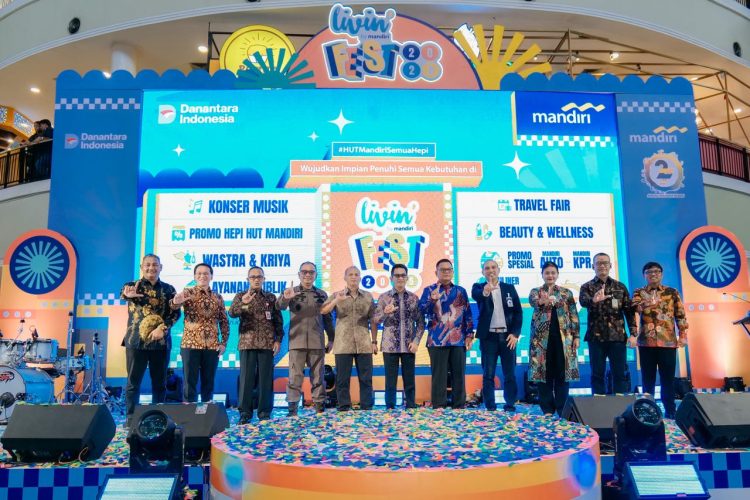 Bank Mandiri Resmi Buka Livin’ Fest 2025 di Balikpapan