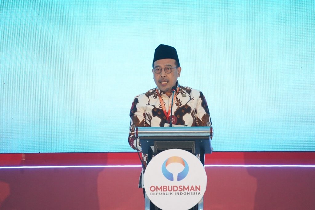 Ketua Ombudsman RI, Mokhammad Najih dalam Rakernas II Ombudsman RI Tahun 2025 (Dok Ombudsman RI)