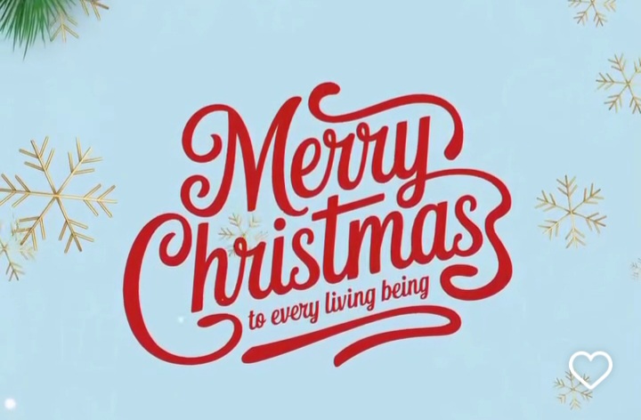 Ucapan selamat Natal 2025 dalam bahasa Inggris (Instagram @tandacinta.inv)