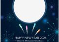Salah satu twibbon Tahun Baru 2026 (twibbonize.com)