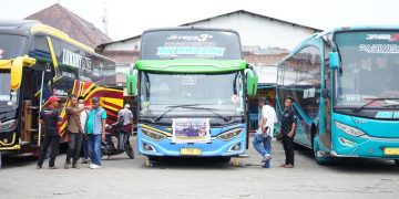 Direktorat Jenderal Perhubungan Darat Kementerian Perhubungan (Kemenhub) temukan ratusan ribu pelanggaran pada armada bus (Dok Kemenhub)