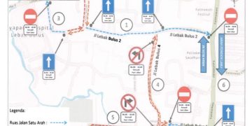 Rencana Pelaksanaan Uji Coba Pengaturan Lalu Lintas Penerapan Sistem Satu Arah (SSA) di Jakarta Selatan (Dok Dishub DKI)