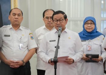 Gubernur DKI Jakarta, Pramono Anung mengumumkan kenaikkan UMP 2026 (Dok Pemprov DKI)