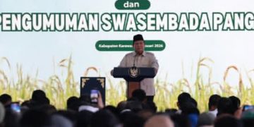 Presiden RI Prabowo Subianto umumkan RI sah swasembda pangan (Instagram @presidenrepublikindonesia)