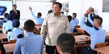 Presiden RI Prabowo Subianto saat resmikan Sekolah Taruna Nusantara di Kabupaten Malang, Jawa Timur, Selasa 13 Januari 2026 (Instagram @sekretariat.kabinet)