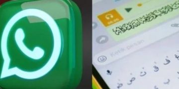 Buat tulisan Arab di aplikasi Whatsapp (Instagram @nawacitadotco)