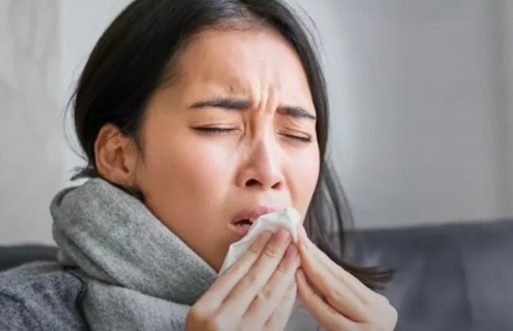 Ilustrasi orang terkena virus super flu (Instagram @kiramediaofficial)