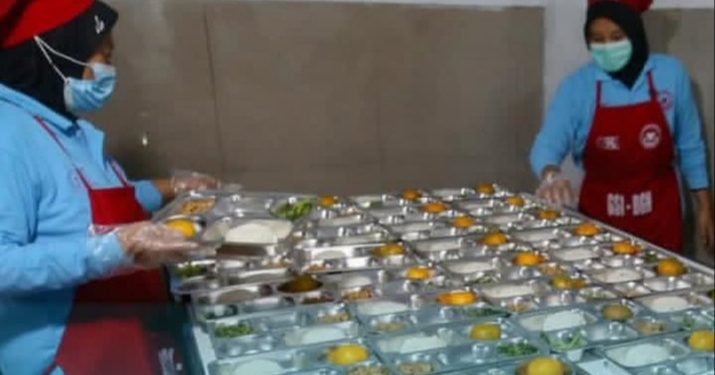 Ilustrasi MBG siap disantap oleh anak-anak Indonesia (Instagram @bradio956fm)