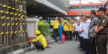 Tiang Monorel Terbengkalai Dibongkar, Pemprov DKI Tata Ulang Kawasan Rasuna Said