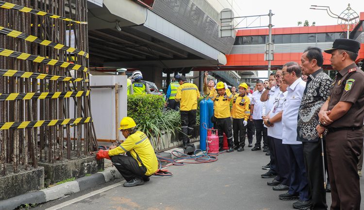 Tiang Monorel Terbengkalai Dibongkar, Pemprov DKI Tata Ulang Kawasan Rasuna Said