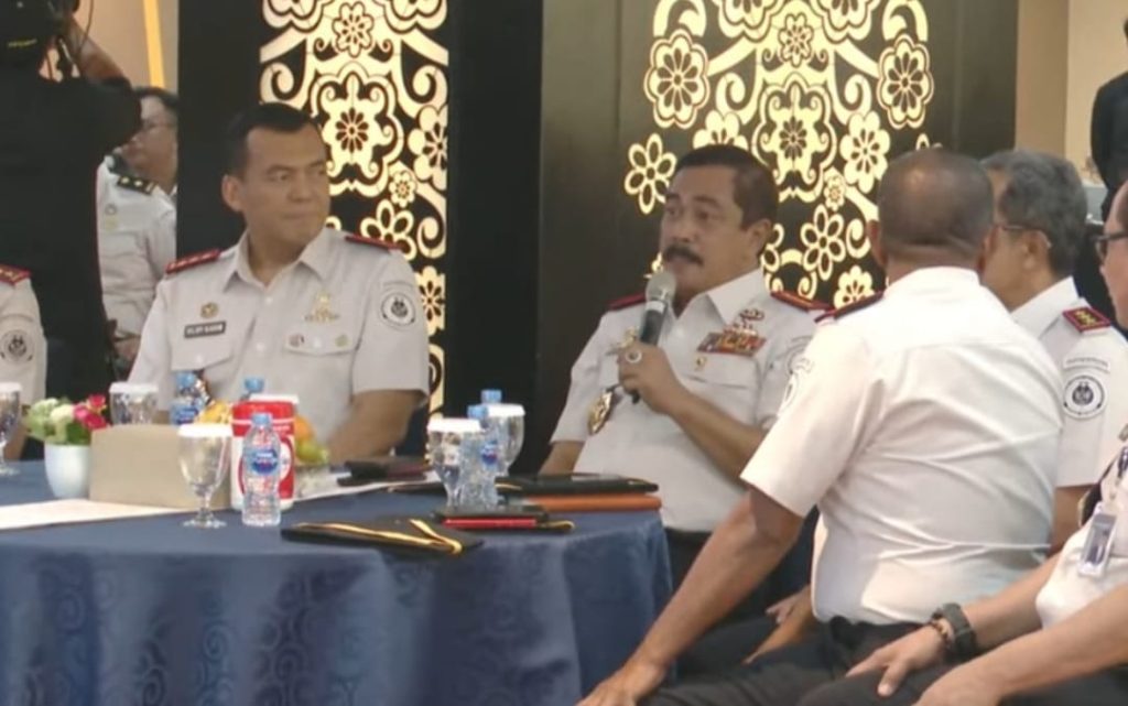 Menteri Imipas, Agus Andrianto, memberikan penguatan awal tahun 2026 kepada seluruh jajaran pegawai Kementerian (tangkap layar youtube)