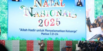 Puncak Natal Nasional Tahun 2025 yang digelar di Tennis Indoor Senayan, Jakarta (dok suaranusantara.com)