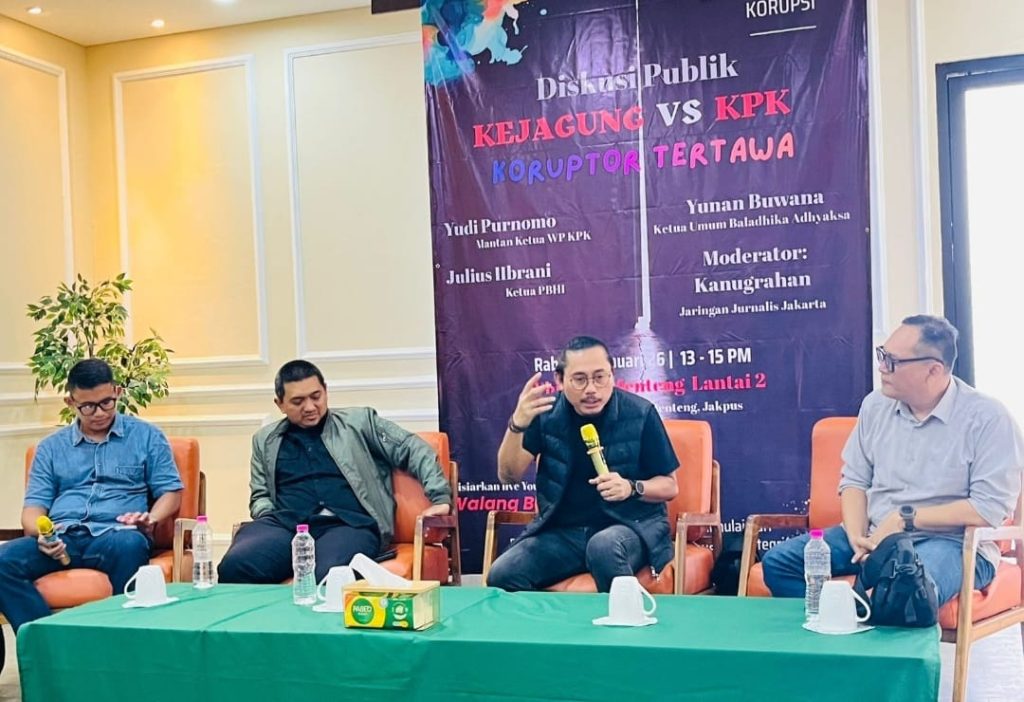 Koalisi Jurnalis Anti Korupsi gelar diskusi Kejagung vs KPK: Koruptor Tertawa di Jakarta pada Rabu, 7 Januari 2026 (suaranusantara.com)