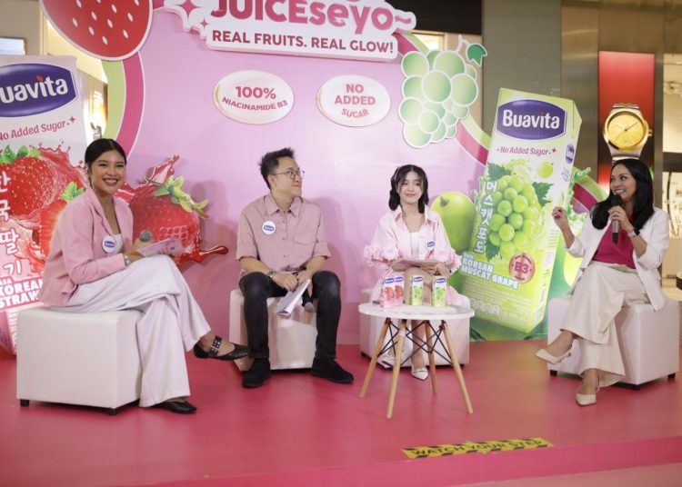 Buavita hadirka dua rasa baru Korean Strawberry dan Korean Muscat Grape di Central Park, Jakarta pada Sabtu 10 Januari 2026 (suaranusantara.com)