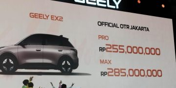 Geely Auto Indonesia secara resmi meluncurkan Geely EX2 di SPIKE Airdome PIK2, Banten pada Selasa, 20 Januari 2026 (suaranusantara.com)