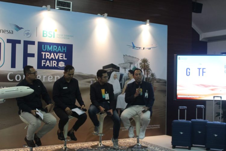 Garuda Indonesia bersama BSI gelar press conference Garuda Umrah Travel Fair (GUTF) 2026 di Jakarta (suaranusantara.com)
