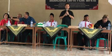 Marinus Gea Sosialisasikan Empat Pilar MPR RI di Ciputat