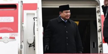 Presiden RI Prabowo Subianto tiba di AS akan hadiri rapat perdana BoP Trump (Instagram @kemensetneg.ri)