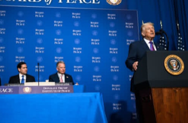 Presiden AS Donald Trump selaku inisiator BoP (Instagram @potus)