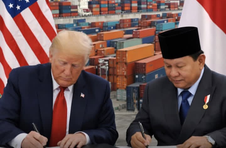 Presiden RI Prabowo Subianto dan Presiden AS Donald Trump resmi teken perjanjian dagang (Instagram @jeffreybudiman)