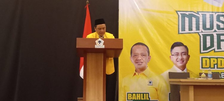 Agus Khotibul Umam memimpin DPD Golkar Kabupaten Pandeglang periode 2025-2030.(Def/SuaraNusantara)