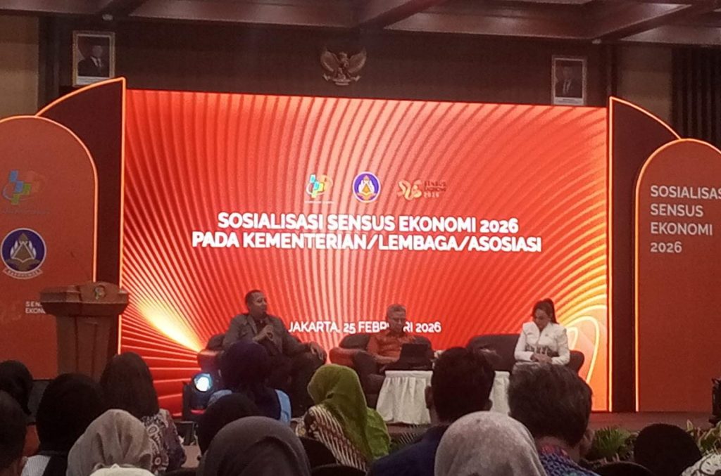 BPS menggelar rangkaian sosialisasi Sensus Ekonomi 2026 di Jakarta pada Rabu, 25 Februari 2026 (suaranusantara.com)