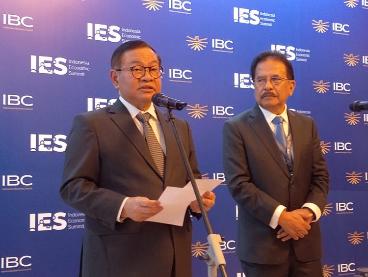 Gubernur DKI Jakarta, Pramono Anung, usai menghadiri peluncuran Indonesia City Investment Accelerator (ICIA) dalam rangkaian kegiatan Indonesia Economic Summit (IES) (Dok Suaranusantara)