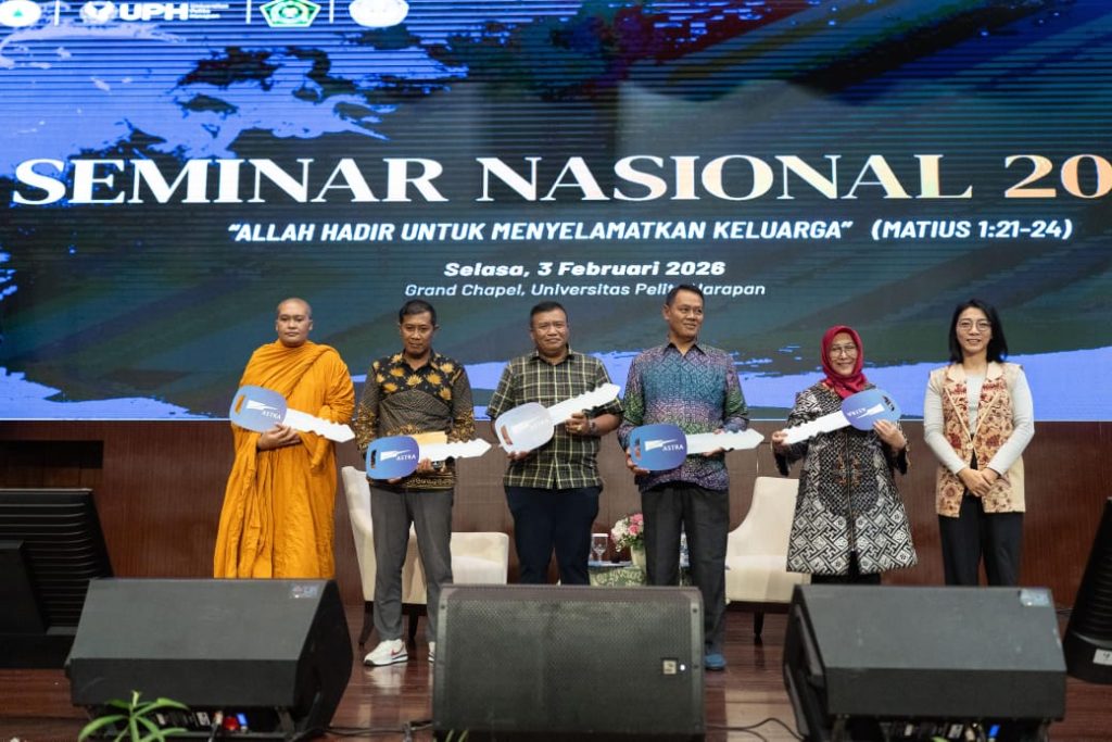 Universitas Pelita Harapan (UPH) menjadi tuan rumah penyelenggaraan Seminar Nasional 2026, di Tangerang pada Selasa 3 Februari 2026 (suaranusantara.com)