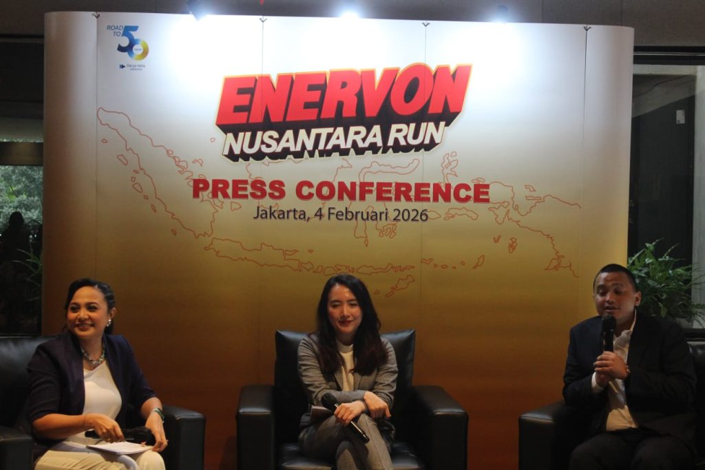 Darya-Varia selenggarakan press conference Enervon Nusantara Run 2026 di Senayan, Jakarta pada Rabu, 4 Februari 2026 (suaranusantara.com)
