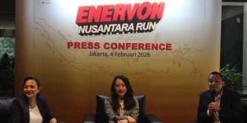 Darya-Varia selenggarakan press conference Enervon Nusantara Run 2026 di Senayan, Jakarta pada Rabu, 4 Februari 2026 (suaranusantara.com)