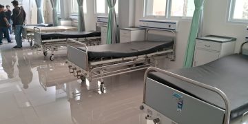 Tempat tidur pasien di RSUD Adjidarmo Lebak.(Def/SuaraNusantara)