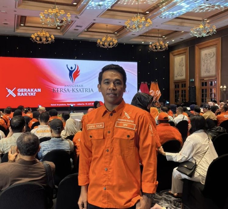 DPP Partai Gerakan Rakyat melalui Wasekjen Bidang Hukum, Saiful Salim, sampaikan sikap politik terkait polemik PT Ormat Geothermal Indonesia (Foto Istimewa)