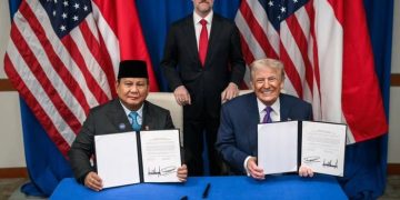 Prabowo-Trump tanda tangan Perjanjian Dagang RI-AS