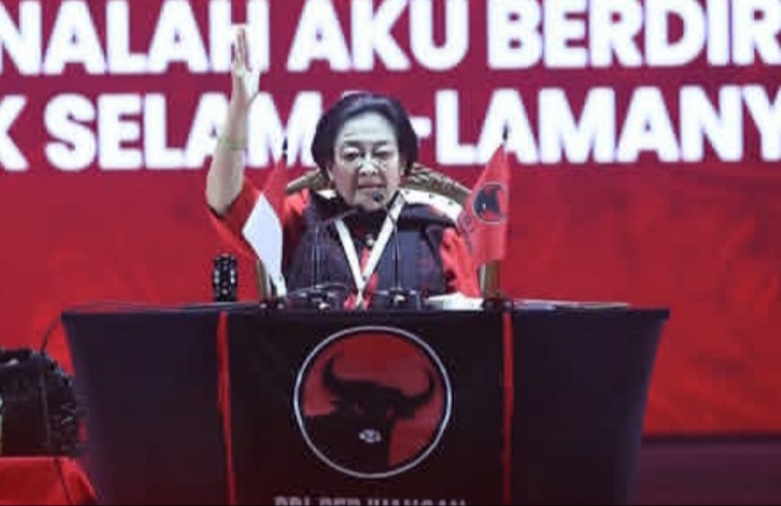 Ketum PDI Perjuangan Megawati Soekarnoputri kirin surat duka atas wafatnya Pemimpin Tertinggi Islam Iran Ayatollah Ali Khamenei (Instagram @pdiperjuangan)