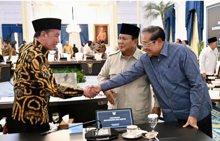 Presiden RI Prabowo Subianto undang Presiden dan Wakil Presiden (Wapres) terdahulu ke Istana, Selasa 3 Maret 2026 (Instagram @sekretariat.kabinet)
