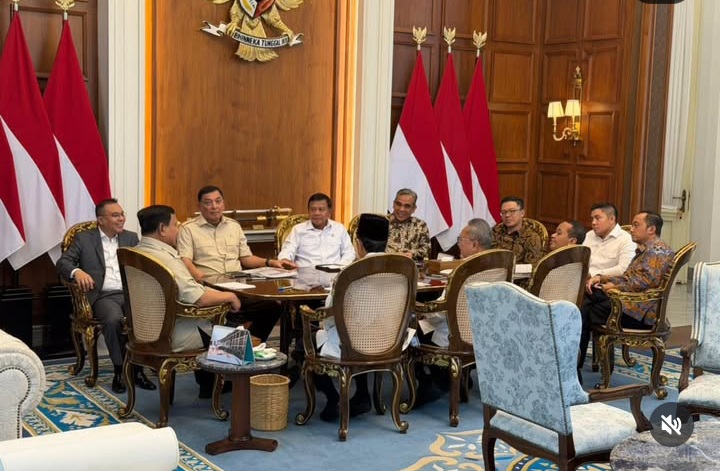 Presiden RI Prabowo Subianto gelar ratas di Istana Kepresidenan Jakarta, Rabu 4 Maret 2026 (Instagram @sekretariat.kabinet)