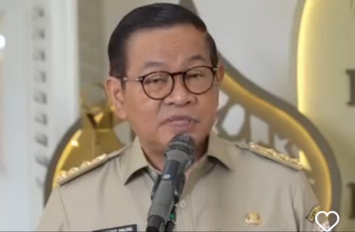Gubernur DKI Jakarta Pramono Anung bicara soal curah hujan tinggi di wilayahnya (Instagram @pramonoanungw)