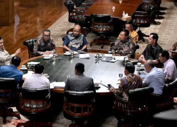 Presiden RI Prabowo Subianto gelar ratas di Hambalang, Minggu siang 8 Maret 2026 (Instagram @sekretariat.kabinet)